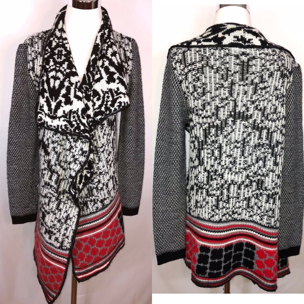 Vintage CHRISTIAN LACROIX DESIGUAL Long Cardigan Coatigan Runs Large Oversized